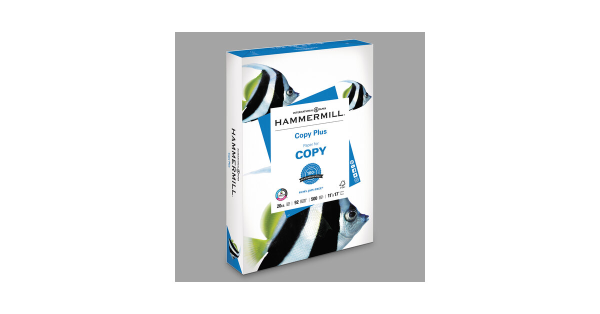 Carta Per Stampante Hammermill Copy Plus A4 8,5x11 – 20 Libbre – 105040