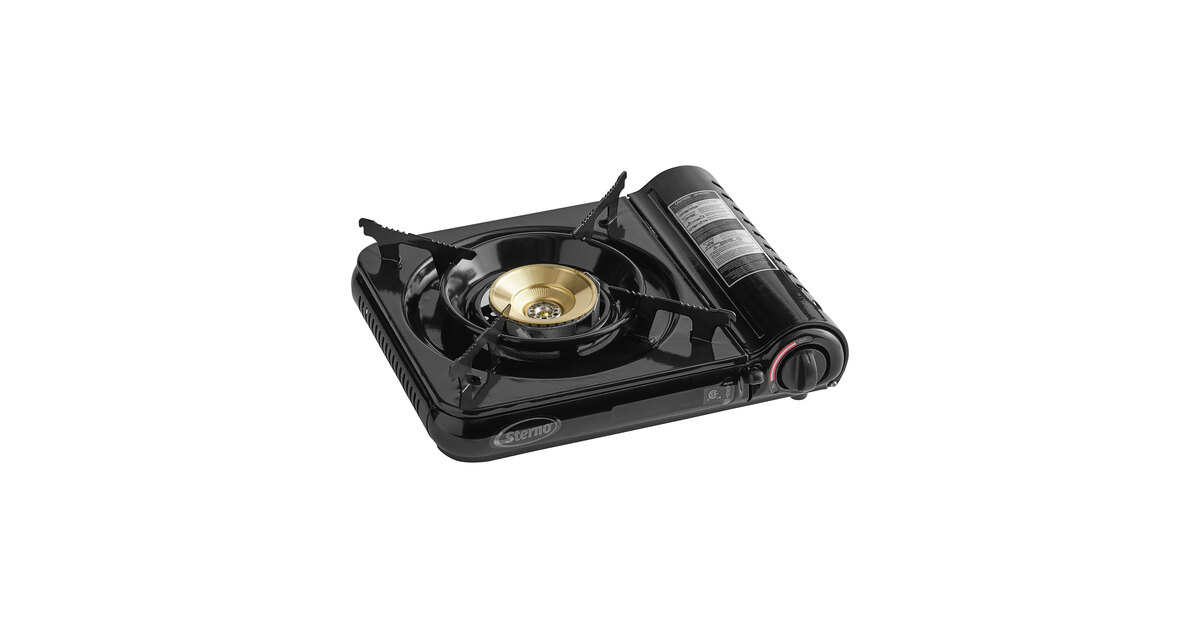 Sterno 50182 1Burner High Performance Black Butane Countertop Range