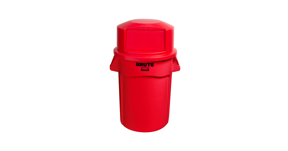 Rubbermaid Commercial Round Flat Top Lid For 32-gallon Round Brute  Containers 22 1/4 Dia. Red : Target