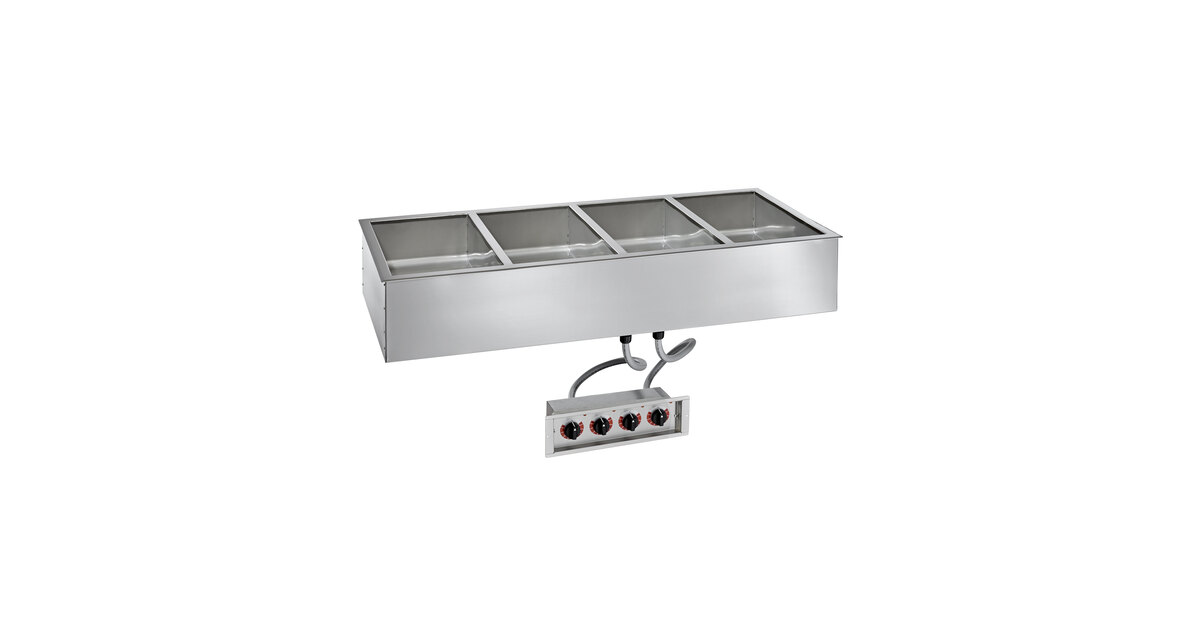 Alto-Shaam 400-HWI/D6 4 Pan Drop-In Hot Food Well for 6