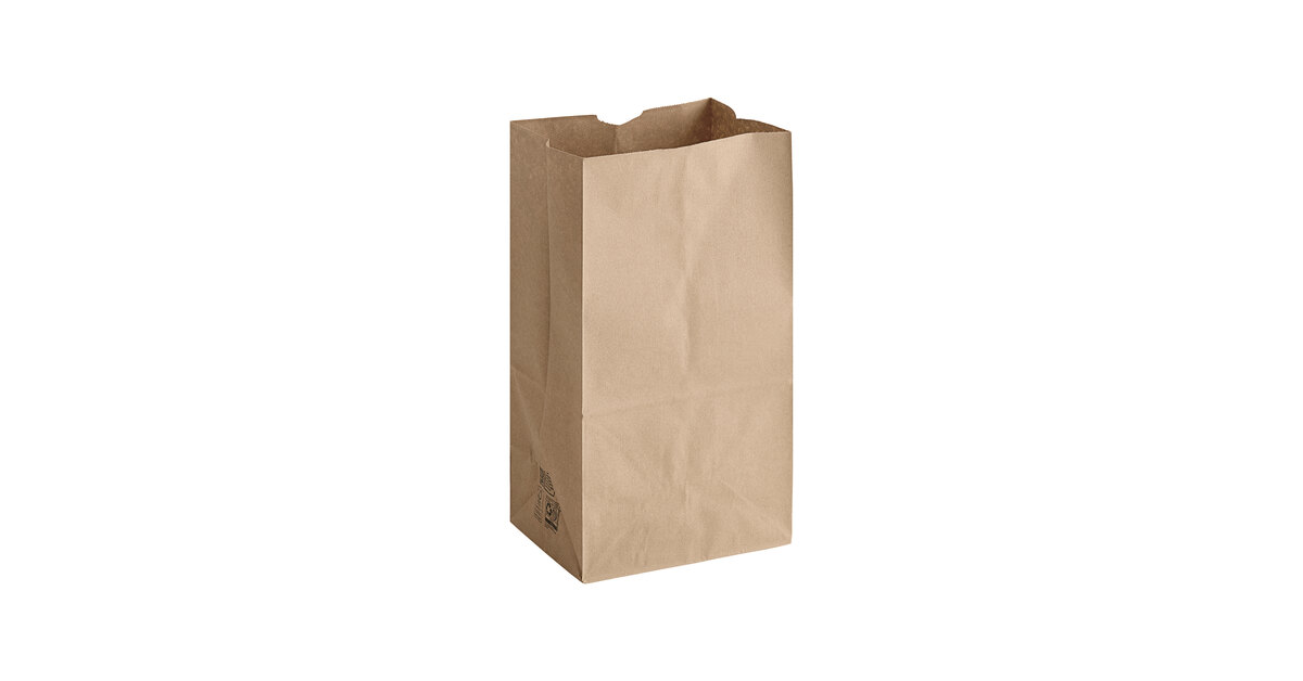Duro Husky Heavy Duty Brown Bag (25 lb.): WebstaurantStore