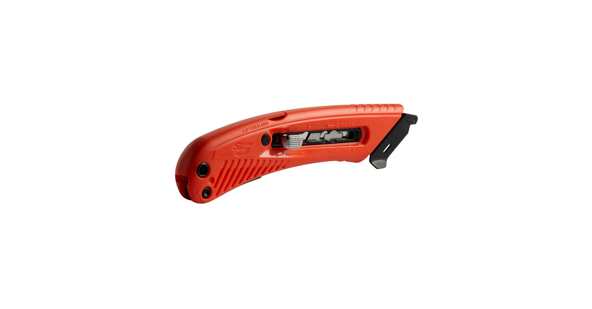 Pacific Handy Cutter S5L Red Left-Handed 3-In-1 Safety Cutter