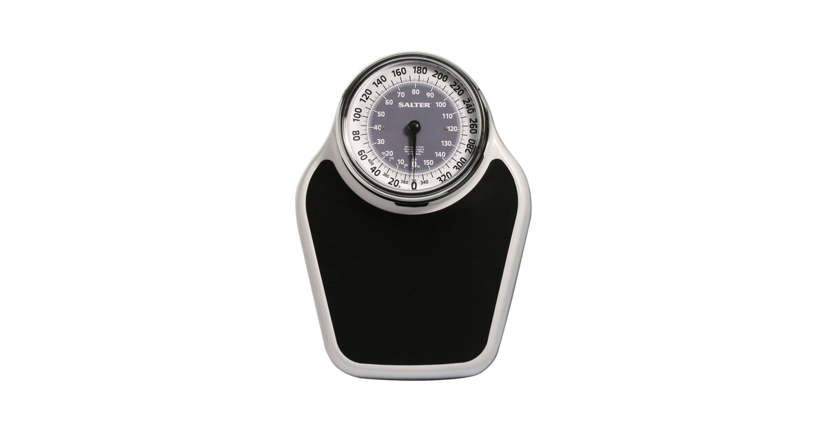 Salter Professional Analog Mechanical Dial Bathroom Scale, 400 Lb. Capacity