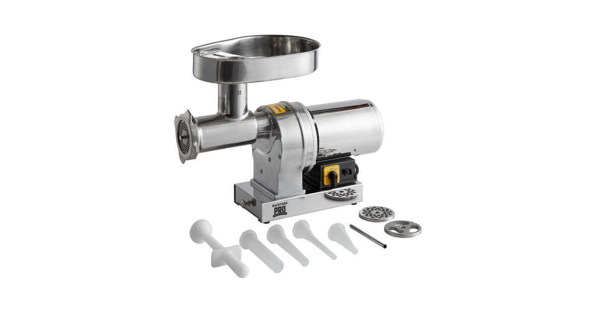 Backyard Pro BSG32 Butcher Series #32 Electric Meat Grinder - 120V