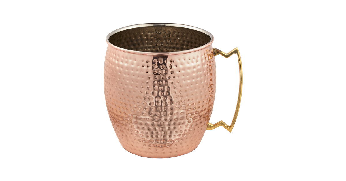 American Metalcraft CM192H 192 oz. Jumbo Hammered Copper Moscow