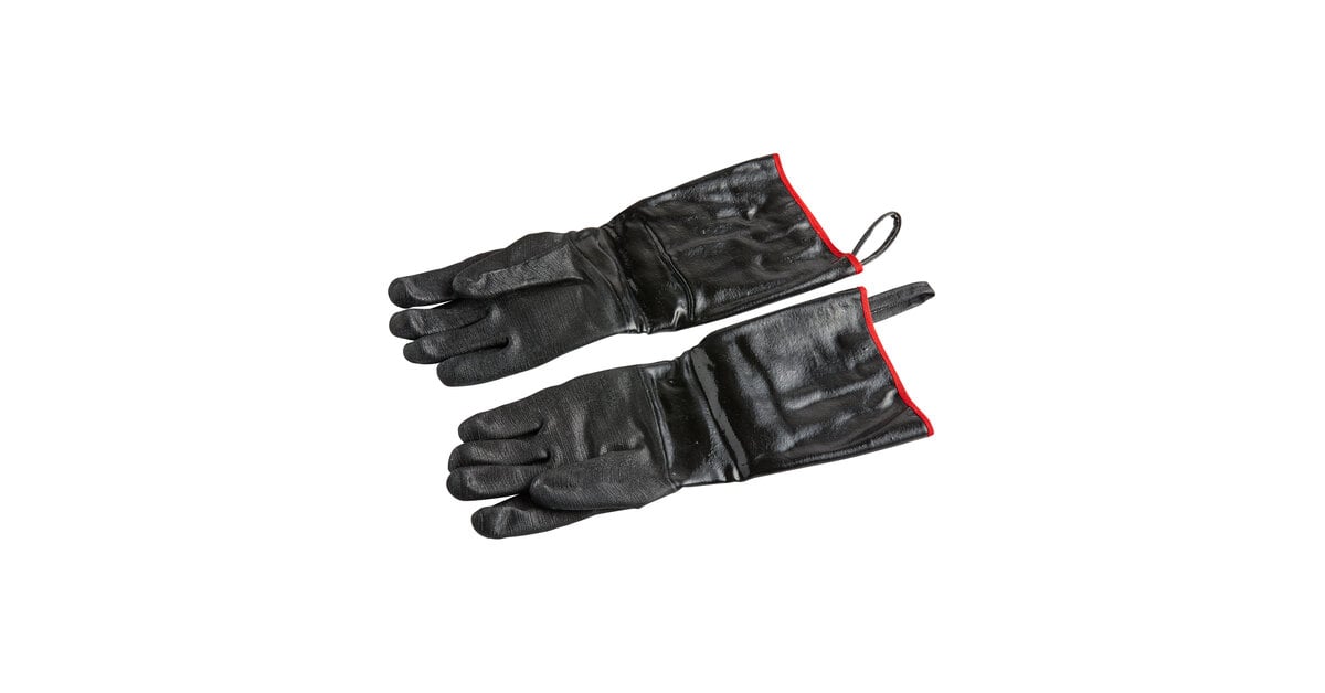 Essentialware 17 Black Heat Resistant Neoprene Gloves