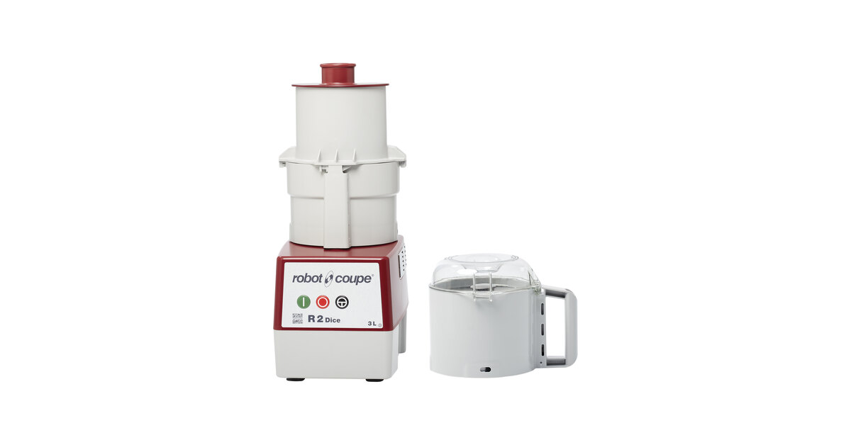 Robot Coupe R2 Dice Food Processor w/ 3 Qt. Bowl - 2 hp