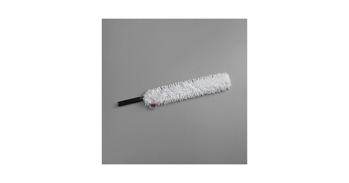 Rubbermaid Commercial HYGEN RCP Q852 WHI RCPQ852WHI HYGEN Quick-Connect Flexible Dusting Wand 28 3/8 Handle 