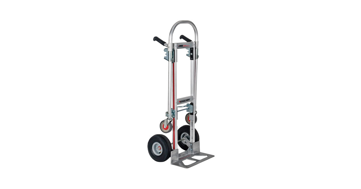 Magliner Gemini Jr. 500 lb. 2-in-1 Convertible Hand Truck with 10