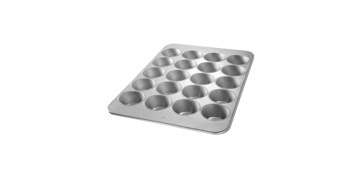Chicago Metallic 44705 Glazed 20-Cavity Pecan Roll / Large Muffin Pan
