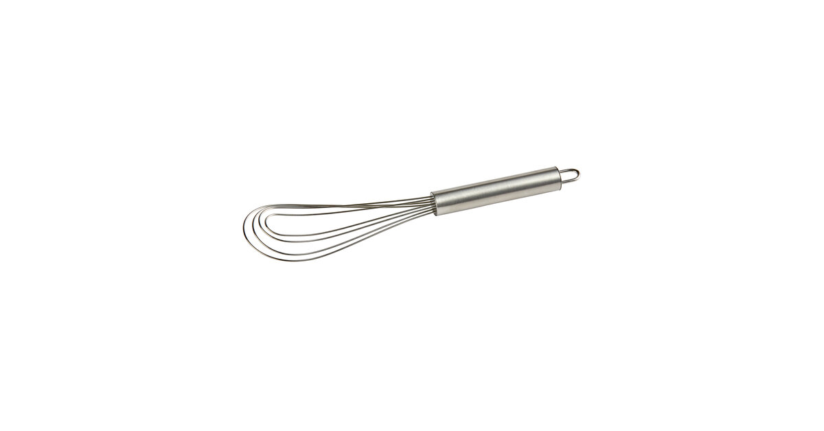 Fox Run Flat Roux Whisk - Stainless Steel - 10 inch