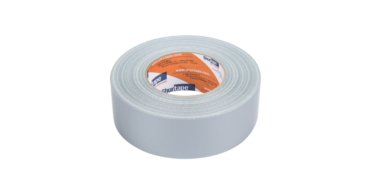 Shurtape Silver Duct Tape 2 x 60 Yards (48 mm x 55 m) - General Purpose  High Tack