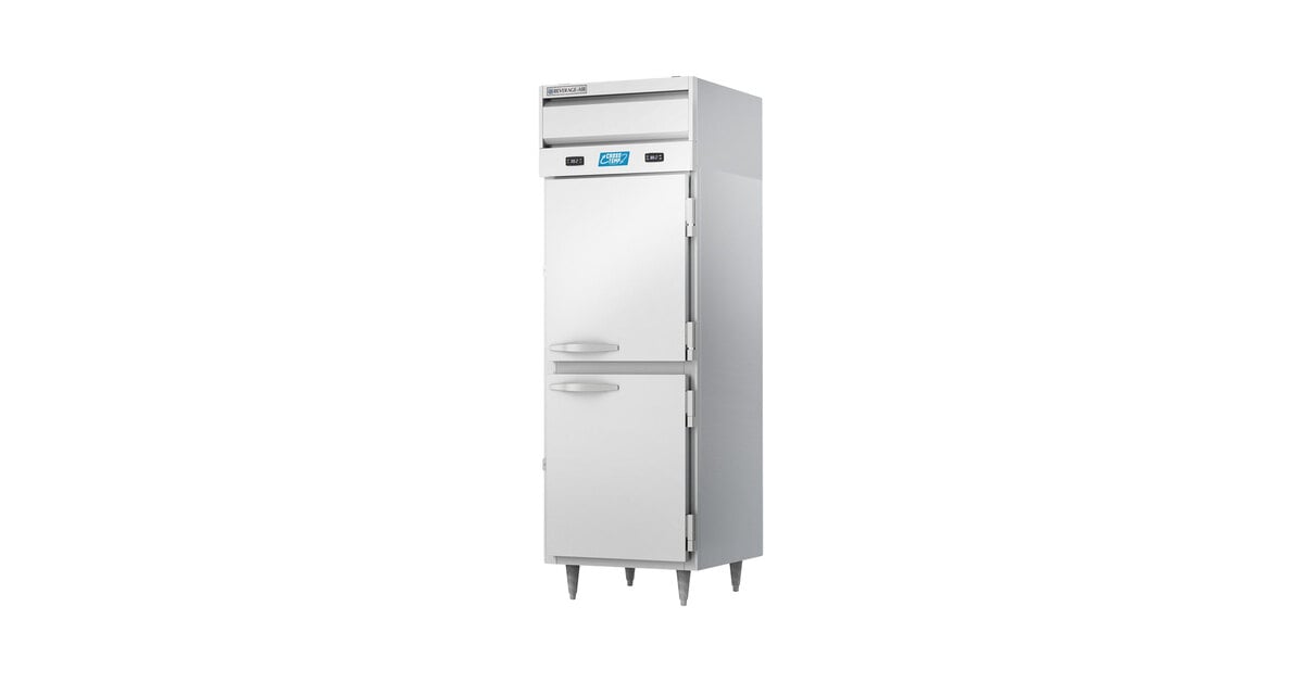Beverage-Air CT12-12HC-1HS Cross-Temp Half Door Convertible Reach