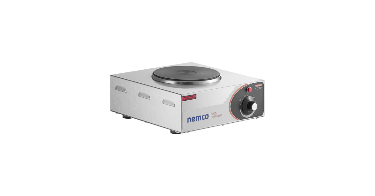 Nemco Countertop Electric Hot Plate - 1 Burner, 240V