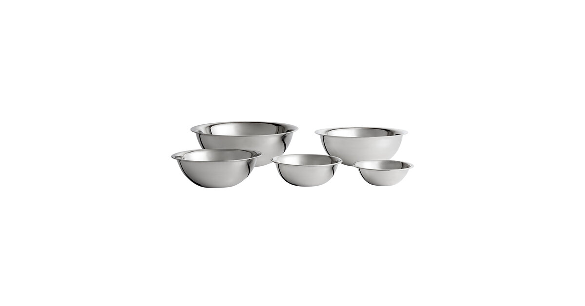 Stackable Stainless Steel Bowls - 12cm X 5cm Round Serving Bowls For Snacks, Curry & Desserts 7 thumbnail image