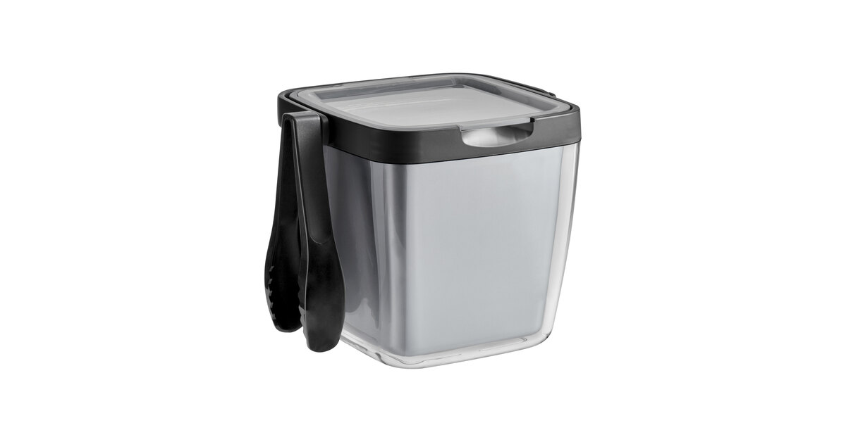 OXO 11169200 Good Grips Plastic Insulated 3.5 Qt. Ice Bucket Set