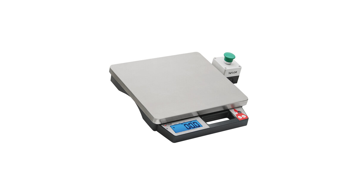 Taylor TE10PZR 10 lb. Digital Precision Pizza Scale with External