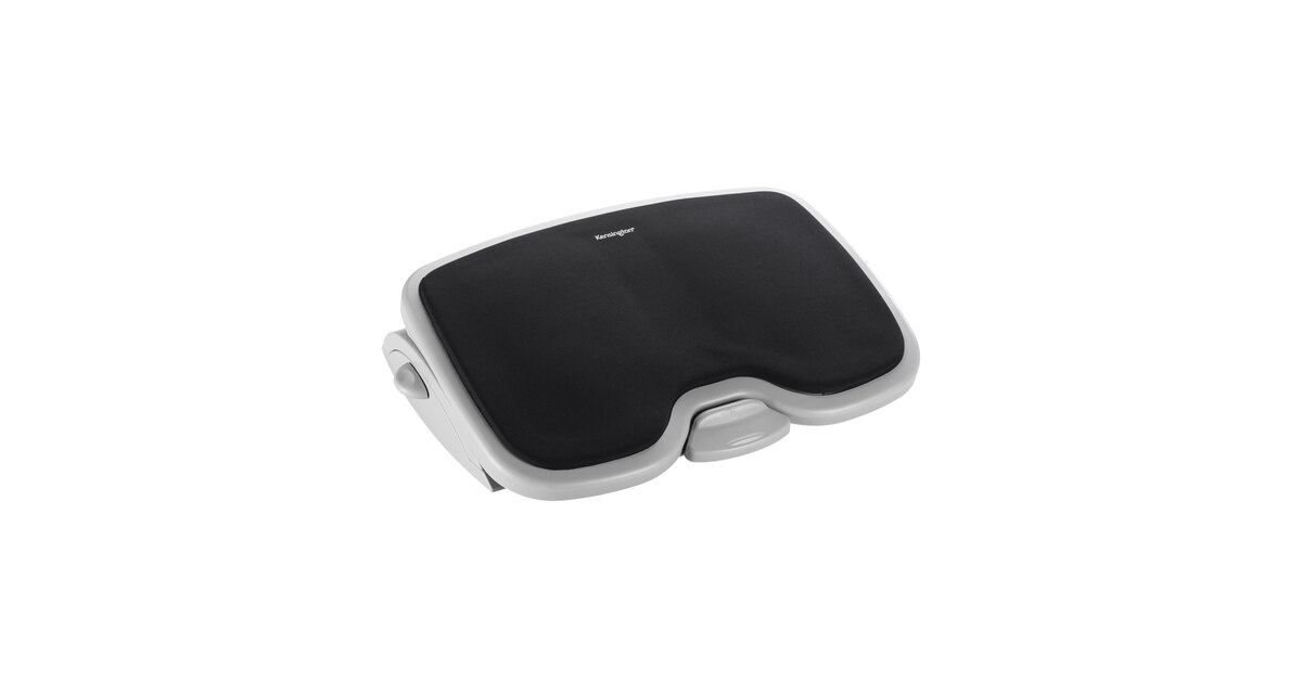Kensington K56144usf Solemate Comfort Black Gray Footrest With