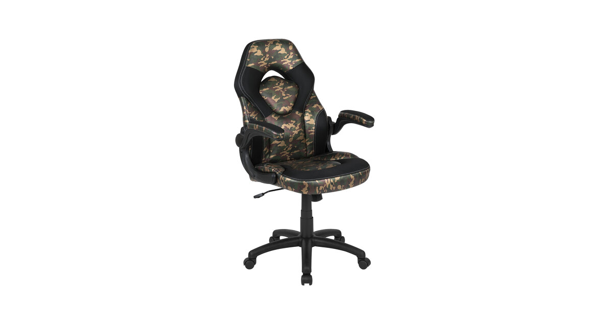 Flash Furniture CH-00095-CAM-GG High-Back Camo LeatherSoft Swivel 