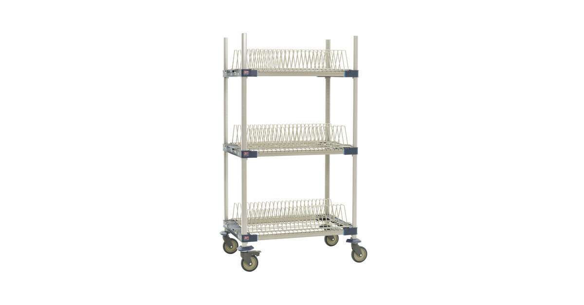 Metro MAX4-PR36VX2 MetroMax 4 Mobile Three Tier Tray Drying Rack