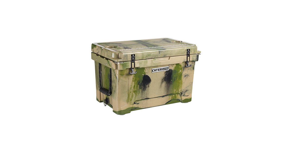 CaterGator CG45CAMO Camouflage 45 Qt. Rotomolded Outdoor Cooler