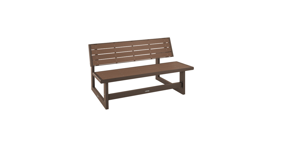 Lifetime 60139 Mocha Brown Convertible Bench / Table