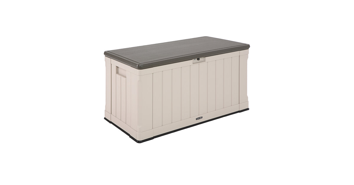 Lifetime 60186 116 Gallon Heavy-Duty Outdoor Storage Deck Box