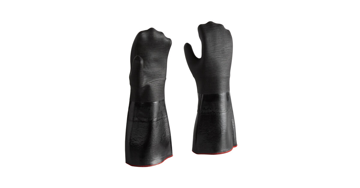 Gant Anti-brûlures San Jamar 6786RMT Pour Friteuse – Sans Coutures, Lavable | Professionnel Et Sécurité