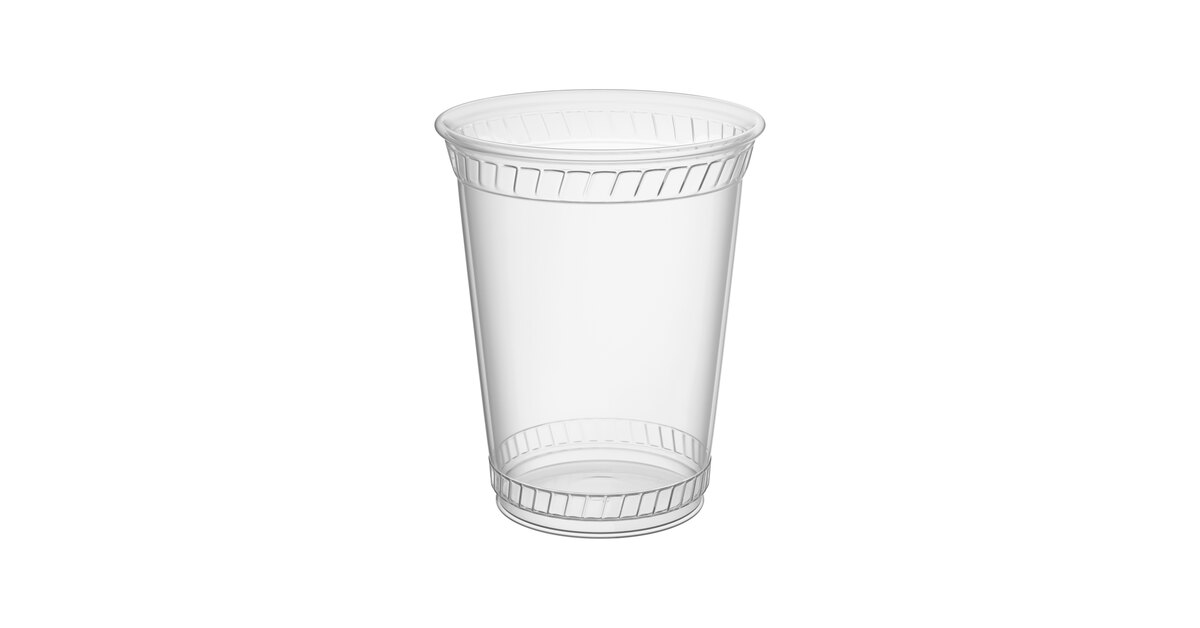 Fabri-Kal KC1214CL Kal-Clear 12 oz. Tall Clear Customizable Cup - 1,000/Case