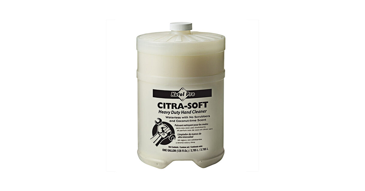 Citra-Soft hand cleaner from Kutol Pro - use with or without water