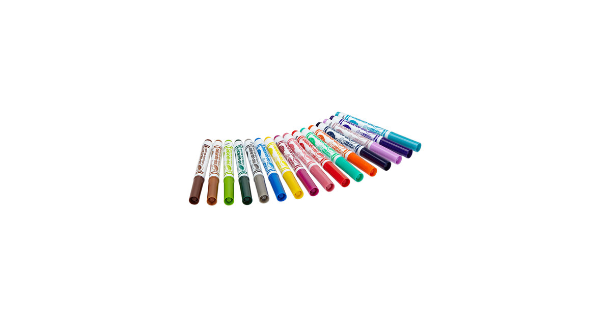 Crayola 588703 Pip-Squeaks 16-Count Assorted Color Washable Markers