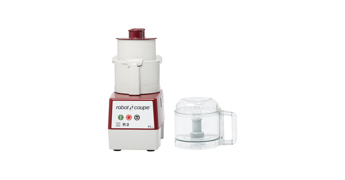 Robot Coupe R2NCLR Combination Food Processor with 3 Qt. / 3 Liter