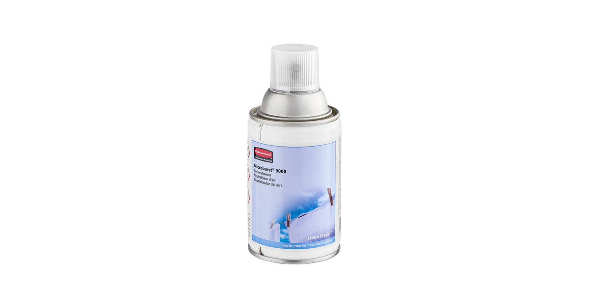 Rubbermaid® FG4012441 Microburst 9000 Linen Fresh Metered Aerosol