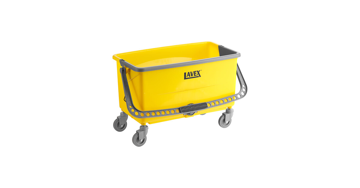 Lavex 44 Qt. No-Touch Microfiber Mop Bucket