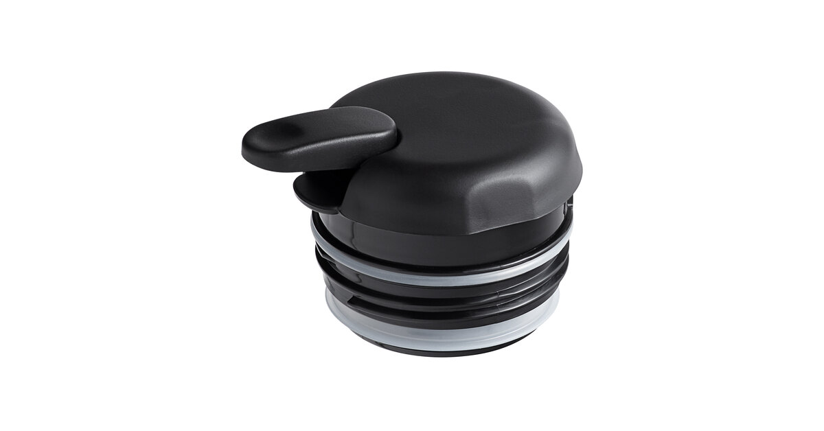Genuine REPLACEMENT Thermos Stopper Cap #650 Screw In Lid, Black w