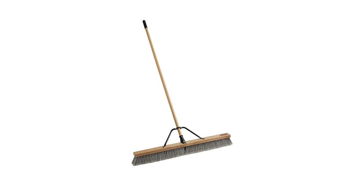 39504 Rubbermaid Push Broom Handle Is 60"L 