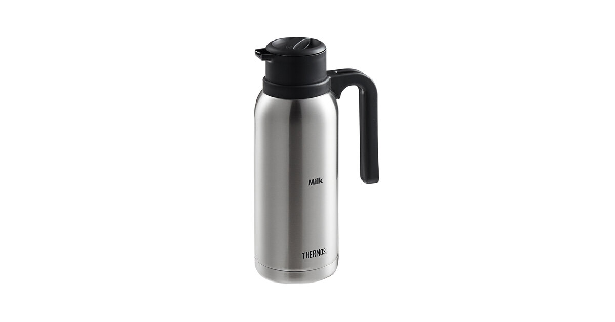 Thermos FN366 32 oz. Milk Stainless Steel Vacuum Insulated Carafe by Arc  Cardinal