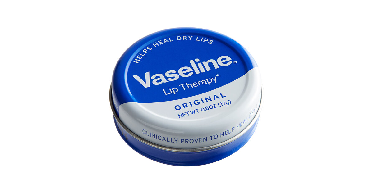 Vaseline 53647 0.6 oz. Lip Therapy Original Lip Tin