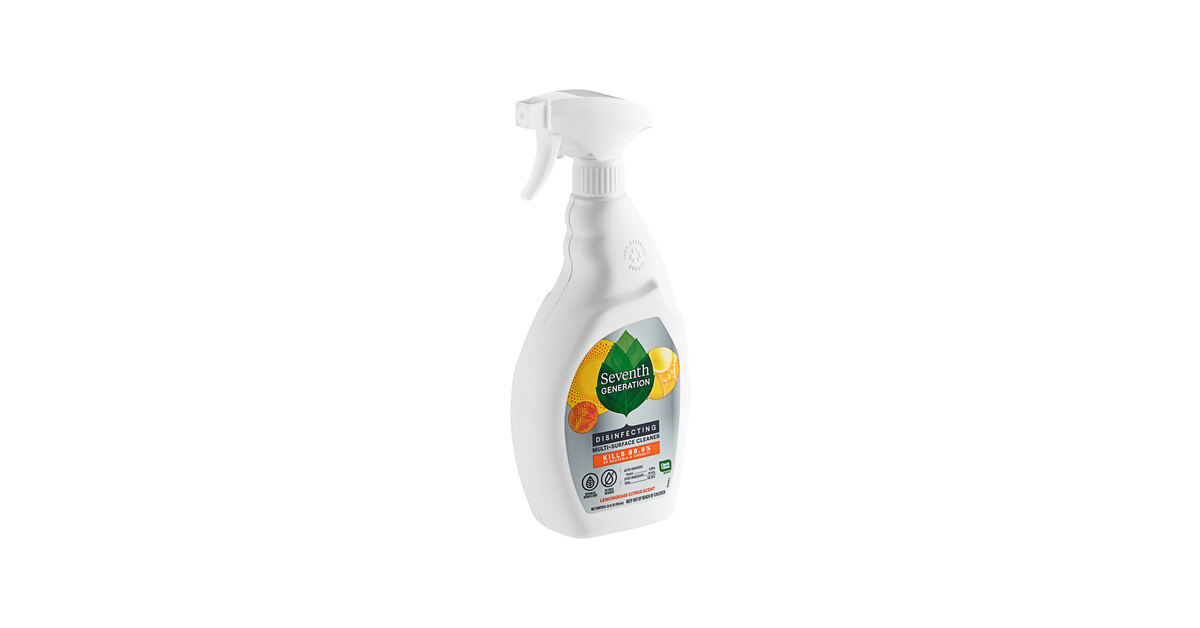 Seventh Generation 22810 26 fl. oz. Lemongrass Citrus Disinfecting