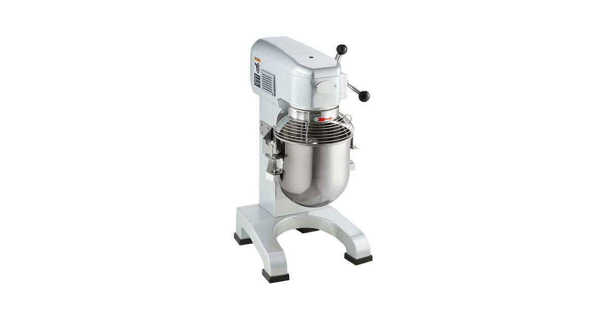 Galaxy GMIX10 10 Qt. Planetary Stand Mixer with Guard & Standard