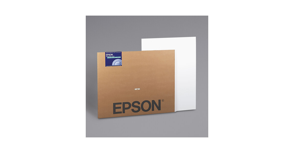 Epson S041599 30 x 40 White Enhanced Matte Wide Format Inkjet Posterboard  - 5/Pack