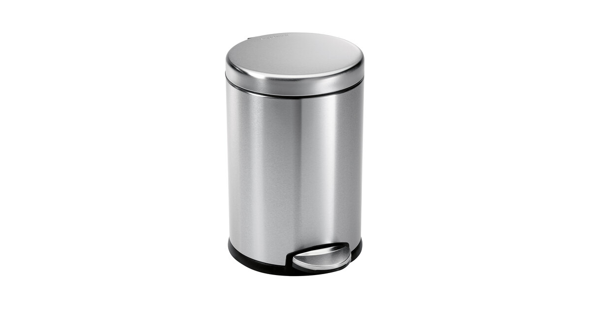 simplehuman CW1852 1.2 Gallon / 4.5 Liter Brushed Stainless Steel