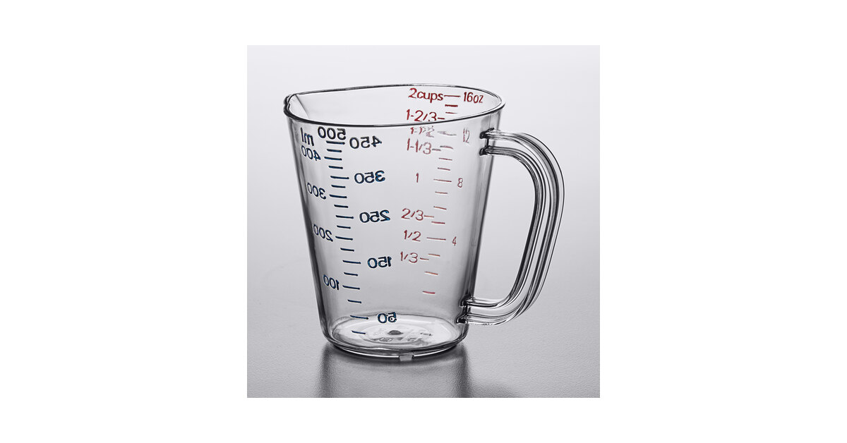 CRESTWARE, Dry/Liquid, 0.25 C Capacity, Measuring Cup - 21D737