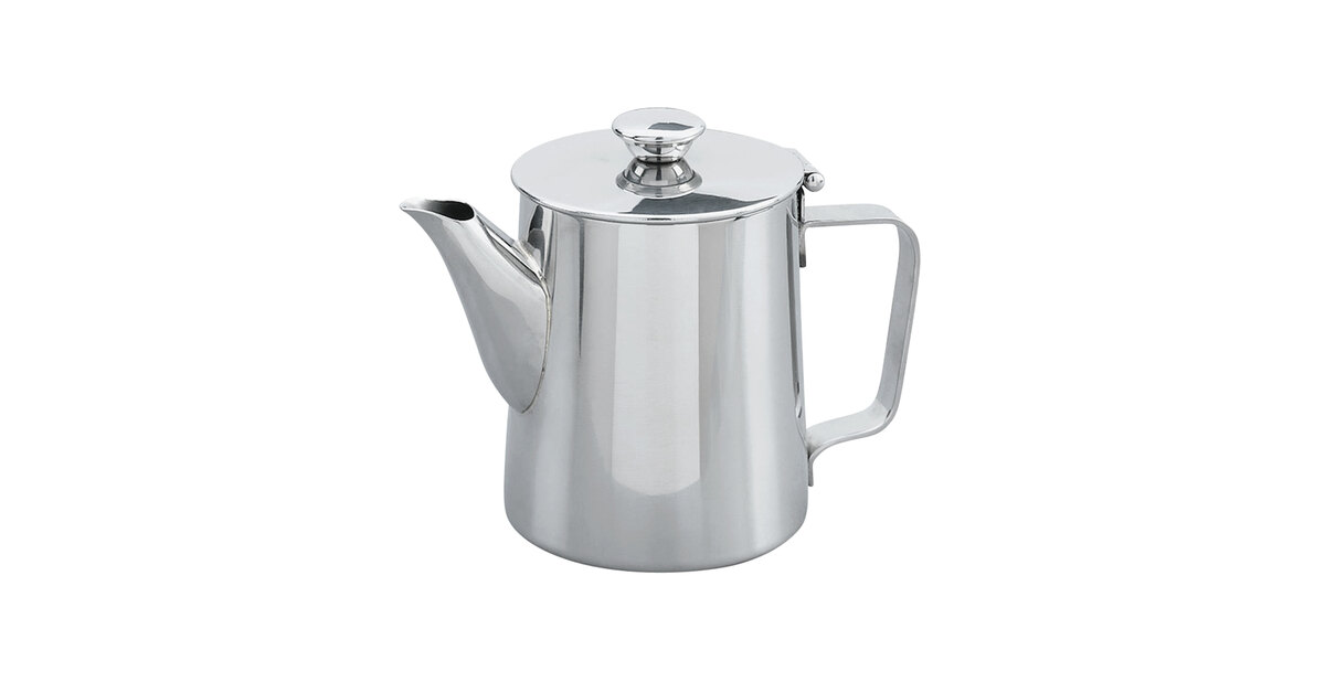 Vollrath 46314 10 oz. Mirror Finished Stainless Steel Coffee / Tea