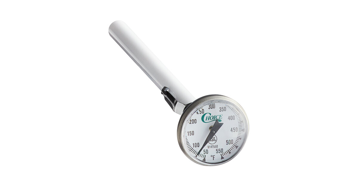 Thermomètre à Cadran Agrandi Mannix PT500P - Plage 50 à 550°F, Avec Tige De 5 Pouces