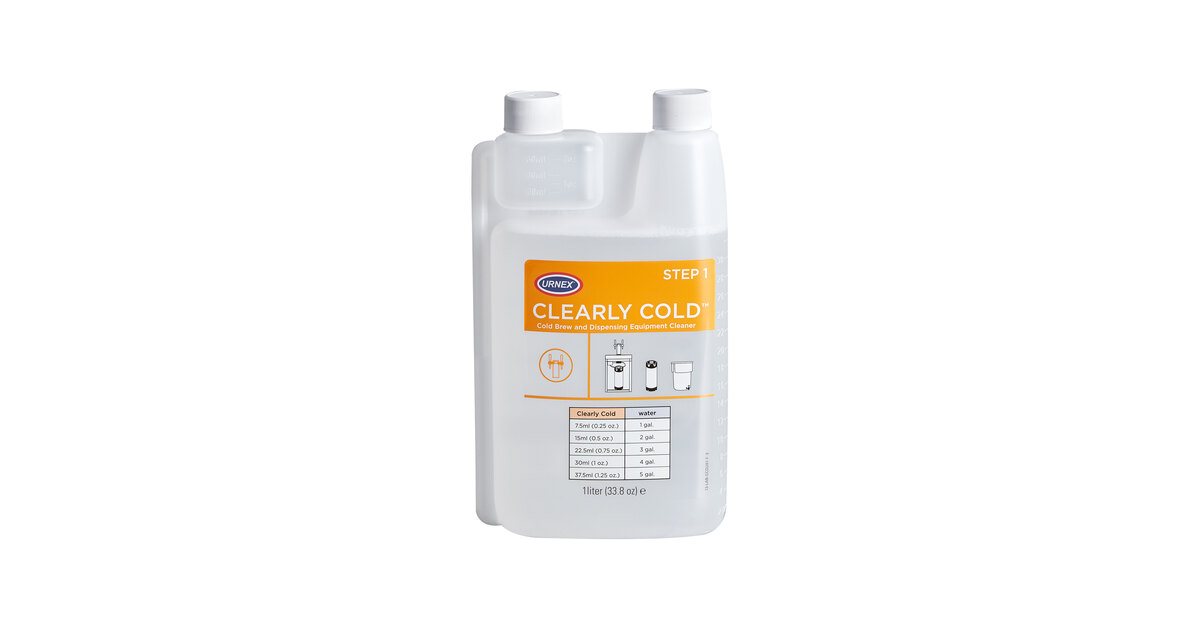 Urnex Clearly Cold Coffee Equipment Cleaner - 32 oz.