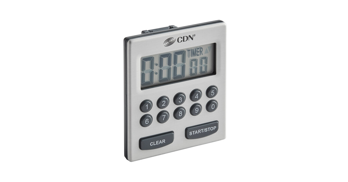 CDN TM30 Direct Entry 2-Alarm Digital 10 Hour Kitchen Timer