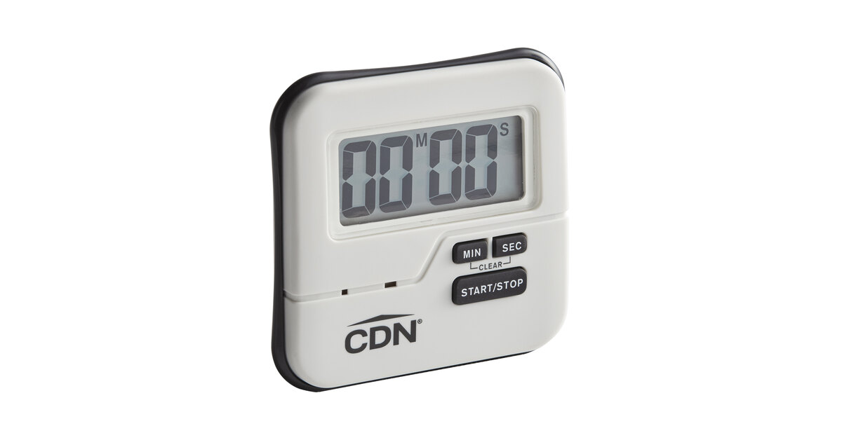 CDN TMW1 Waterproof Digital 100 Minute Kitchen Timer