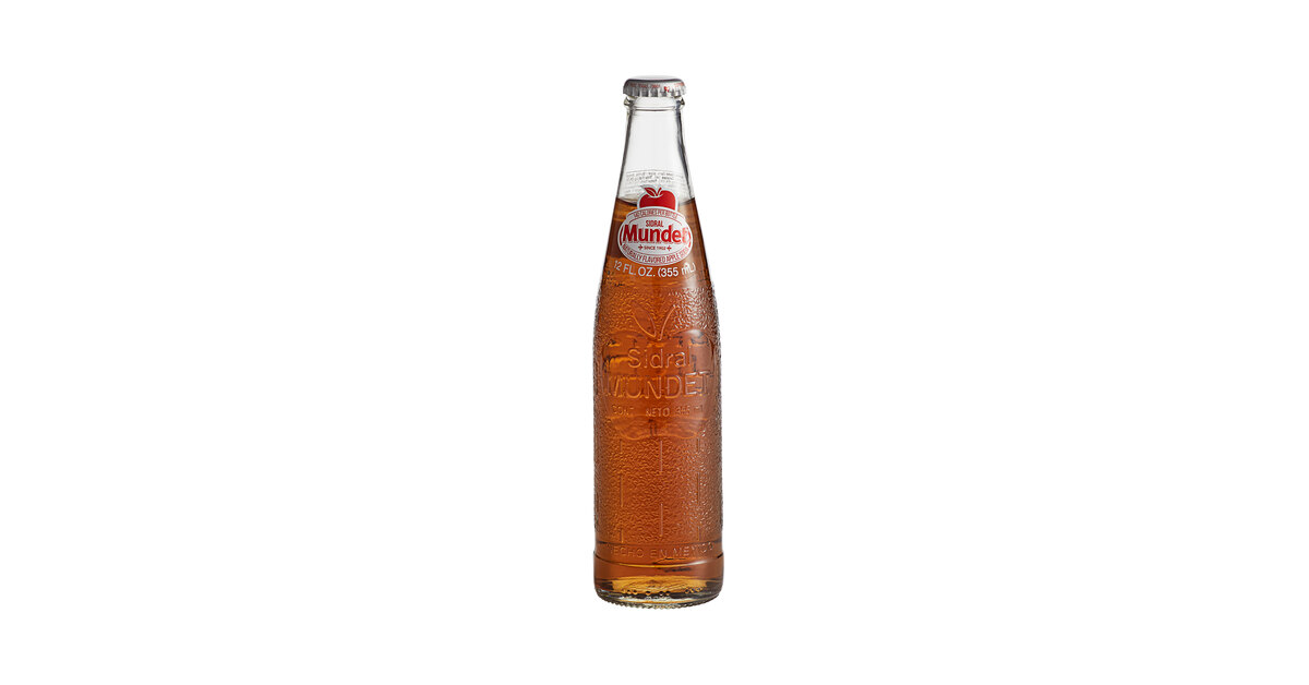 Sidral Mundet Apple Soda 12 fl. oz - 24/Case