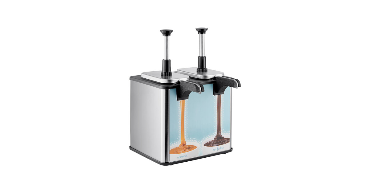 Server EZT 85899 EZ-Topper 48 oz. 4-Pouch Twin Topping